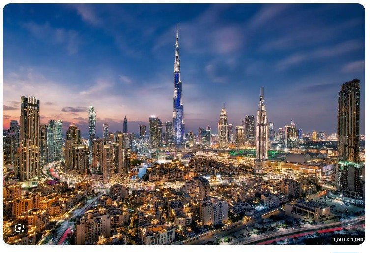 Downtown Dubai Skyline & Burj Khalifa